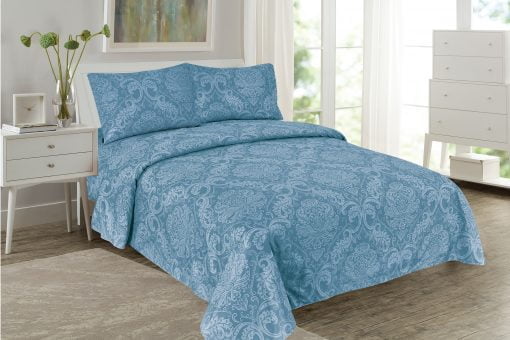 Royal Bedding Printed Sheet Sets Beach Blue